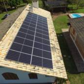 Instalação de painéis solares 