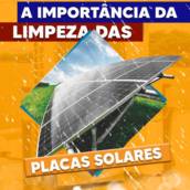 Limpeza de Placa Solar