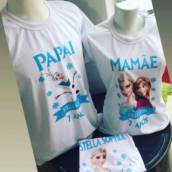 Camisas personalizadas para família 