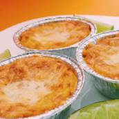 Torta de siri e camarão