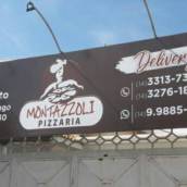 Fachada com painel de metalon com lona em Bauru