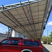 Instalação de carport solar