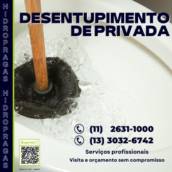 Desentupimento de Vaso Sanitario