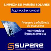 Limpeza de Placa Solar