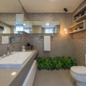 Projetos para lavabo em Novo Hamburgo, RS por Adriana Klaus Arquitetura