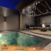 Projeto com pergolado