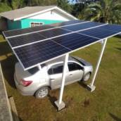 Instalação de carport solar