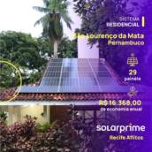 Manutenção de sistema solar