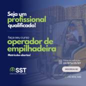 Curso operador de empilhadeira - Em Aracaju