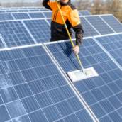 Limpeza de Placa Solar