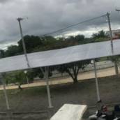 Instalação de carport solar