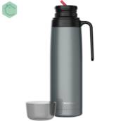 Garrafa Térmica 100% Inox 1,0L R-Evolution Chumbo - Termolar