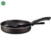 Frigideira Reta 24cm c/Espátula Paris Chumbo - Tramontina