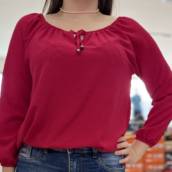 Blusa feminina adulta 