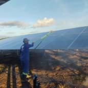Limpeza de Placa Solar