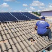 Limpeza de Placa Solar