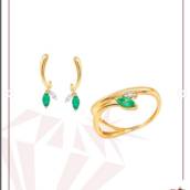 Conjunto Esmeralda e Diamante