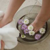 Spa e plásticas dos pés
