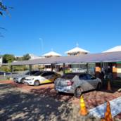 Instalação de carport solar