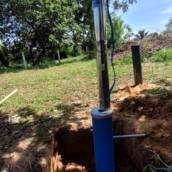 Instalação de bombas submersas
