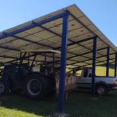 Instalação de carport solar