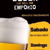 Se for BEBER que seja no EMPÓRIO 