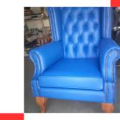 Poltrona Chesterfield em Couro | Conforto e Elegância à sua Sala