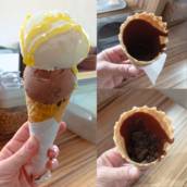 Cascão especial com recheio de Nutella e cookies de chocolate em Bauru