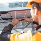 Instalação de carport solar