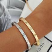 Bracelete modelo Cartier 