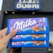 Barra de chocolate milka