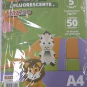 Pacote de papel criativo fluorescente Kaz