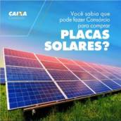 Consórcio de Placa Solar pela Caixa Econômica