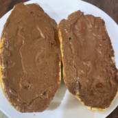 Pão Francês com Nutella