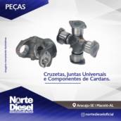 Cruzetas, Juntas Universais e Componentes Cardans em Aracaju