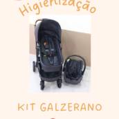 Higienização do Carrinho e do bebê conforto Galzerano em Bauru
