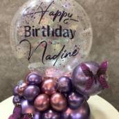 Balão de feliz aniversário personalizado com nome 