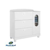 Cômoda Quarto infantil Permobili Fofura Branco