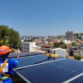 Limpeza de Placa Solar