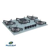 Fogão Chamalar Cooktop Tripla Chama 5 B 