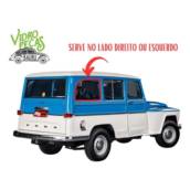 Borracha Janela Fixa Traseira Rural Willys
