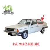 Jogo Par Borracha Janela Lateral Fixa Passat Até 83 P/ Friso