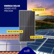 Energia Solar Residencial - Conforto e Economia com a Ecos Solar