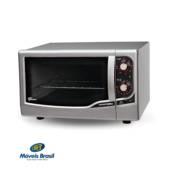 Forno Elétrico Gourmet  Fischer Grill 44L Prata / 127 Volts