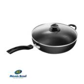 Frigideira Patolux 30cm Vidro Preto