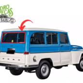 Borracha Vidro Traseiro Vigia Rural Willys