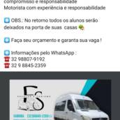 Van para Faculdade em Muriaé-MG 