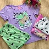 Pijama Baby Vest para meninas 