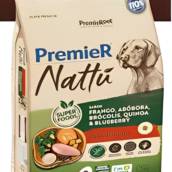 PremieR Nattu Cães Adultos Frango, Abóbora, Brócolis, Quinoa & Blueberry