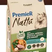 PremieR Nattu Cães Adultos Porte Pequeno Frango, Abóbora, Brócolis, Quinoa & Blueberry
